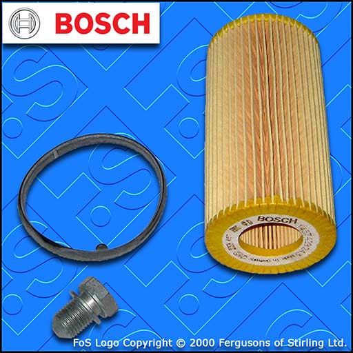 SERVICE KIT for VW SCIROCCO 2.0 R BOSCH OIL FILTER SUMP PLUG (2009-2017)