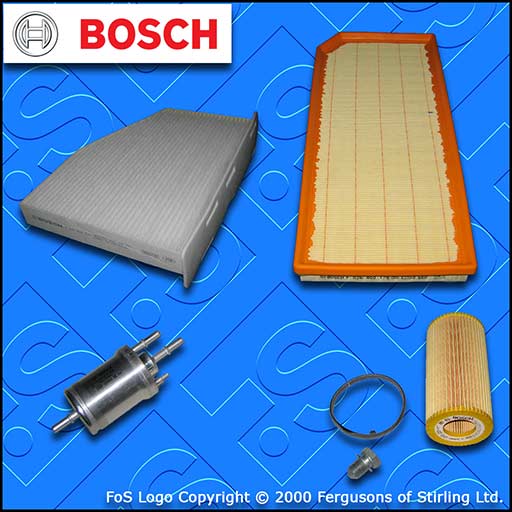 SERVICE KIT for VW SCIROCCO 2.0 R BOSCH OIL AIR FUEL CABIN FILTERS (2009-2017)
