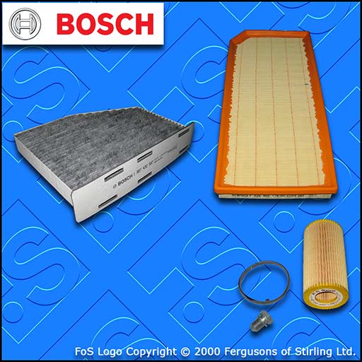 SERVICE KIT for VW SCIROCCO 2.0 R BOSCH OIL AIR CABIN FILTERS (2009-2017)