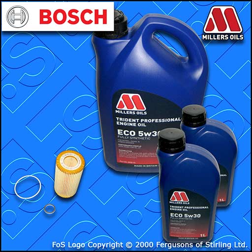 SERVICE KIT for FORD FOCUS MK2 2.5 ST OIL FILTER +7L ECO OIL (2005-2012)