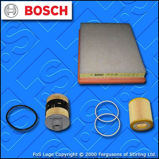 SERVICE KIT for SAAB 9-3 1.9 TID BOSCH OIL AIR FUEL FILTERS (2004-2005)