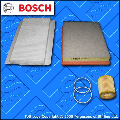 SERVICE KIT for SAAB 9-3 1.9 TID BOSCH OIL AIR CABIN FILTERS (2004-2015)