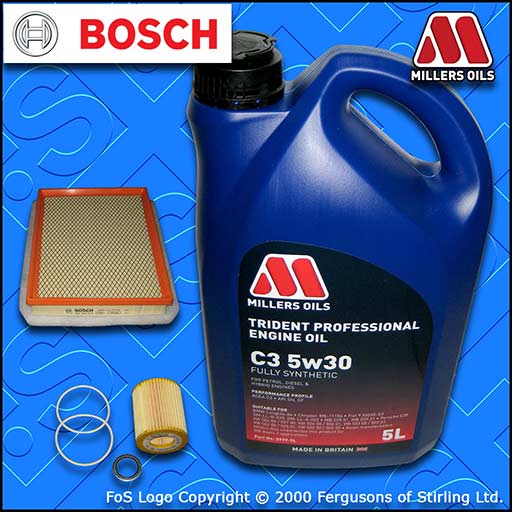SERVICE KIT for OPEL VAUXHALL ASTRA H MK5 1.9 CDTI OIL AIR FILTERS with 5L OIL