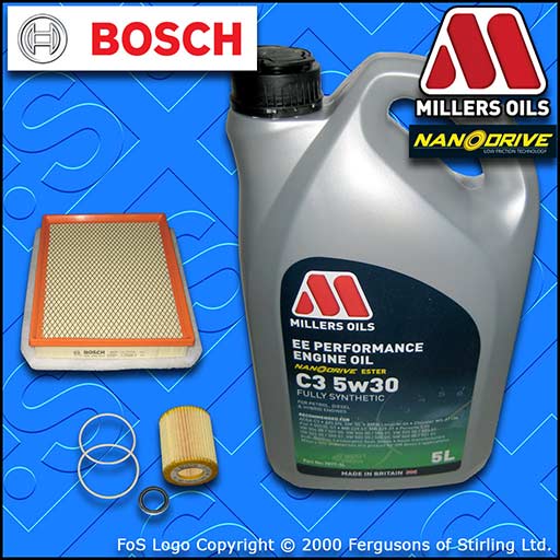 SERVICE KIT for VAUXHALL ZAFIRA MK2 1.9 CDTI OIL AIR FILTERS +EE OIL (2005-2014)