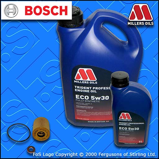 SERVICE KIT for FORD MONDEO MK4 2.2 TDCI OIL FILTER +6L 5w30 LL OIL (2008-2015)