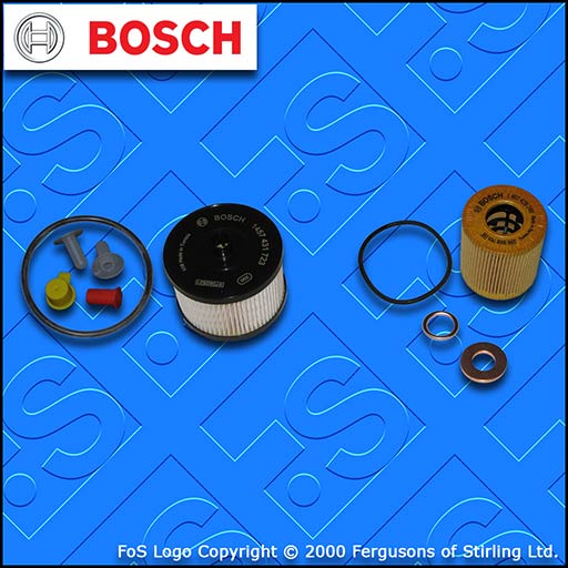 SERVICE KIT for FORD KUGA 2.0 TDCI BOSCH OIL FUEL FILTERS (2008-2010)