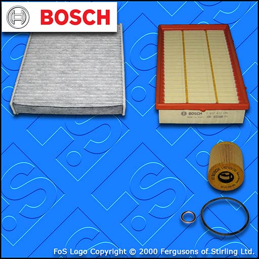 SERVICE KIT for FORD FOCUS MK2 2.0 TDCI BOSCH OIL AIR CABIN FILTERS (2004-2007)