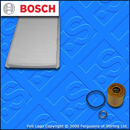 SERVICE KIT for PEUGEOT 308 1.6 THP BOSCH OIL CABIN FILTERS (2007-2013)