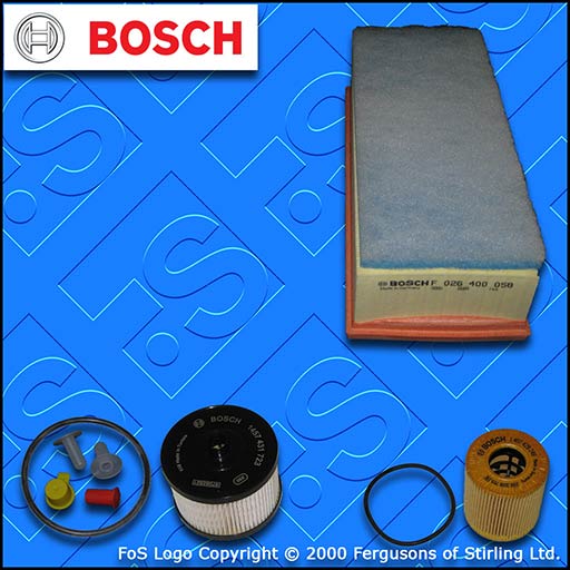 SERVICE KIT for PEUGEOT EXPERT 2.0 HDI OIL AIR FUEL FILTERS (2007-2011)