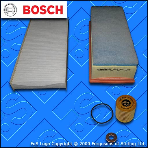 SERVICE KIT for TOYOTA PROACE 2.0 D BOSCH OIL AIR CABIN FILTERS (2013-2016)