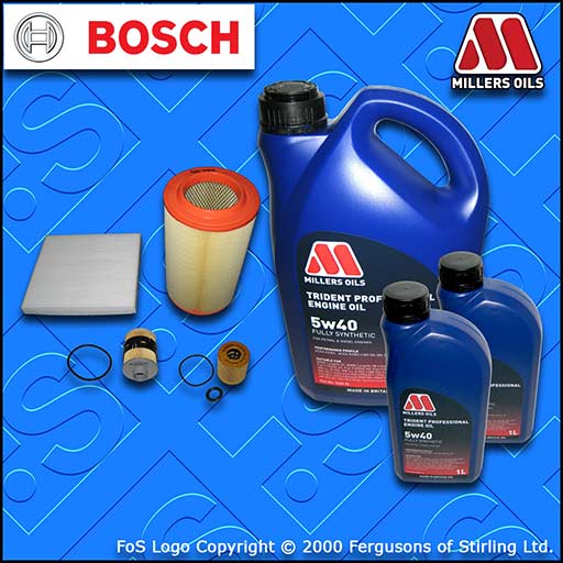 SERVICE KIT for PEUGEOT BOXER 2.2 HDI OIL AIR FUEL CABIN FILTER +OIL (2006-2013)