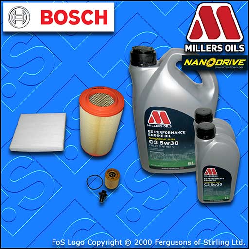 SERVICE KIT for PEUGEOT BOXER 2.2 HDI OIL AIR CABIN FILTER with EE OIL 2006-2013