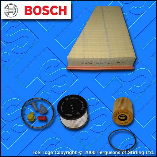SERVICE KIT for FORD GALAXY 2.0 TDCI BOSCH OIL AIR FUEL FILTERS (2006-2010)