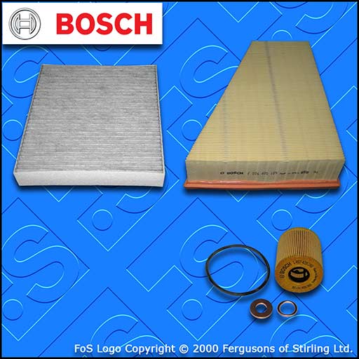 SERVICE KIT for FORD GALAXY 2.0 TDCI BOSCH OIL AIR CABIN FILTERS (2006-2014)