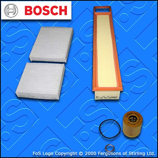 SERVICE KIT for PEUGEOT 208 1.4 VTI BOSCH OIL AIR CABIN FILTERS (2012-2017)