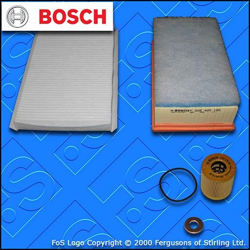 SERVICE KIT for PEUGEOT 308 2.0 HDI DW10CTED4 OIL AIR CABIN FILTERS (2011-2014)