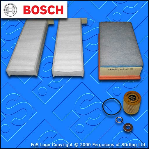 SERVICE KIT for CITROEN C4 PICASSO 2.0 HDI BOSCH OIL AIR CABIN FILTERS 2006-2013
