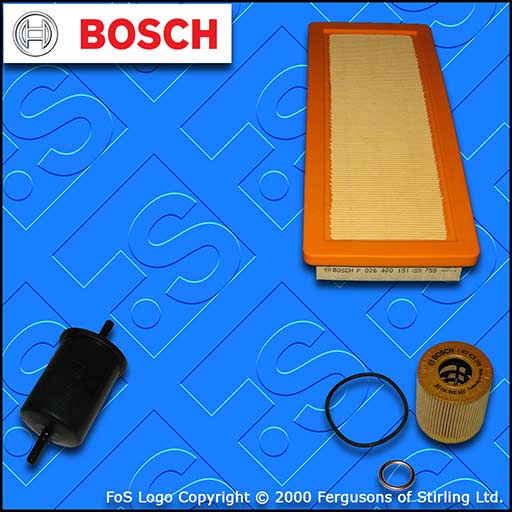 SERVICE KIT for PEUGEOT 308 1.6 THP BOSCH OIL AIR FUEL FILTERS (2007-2009)