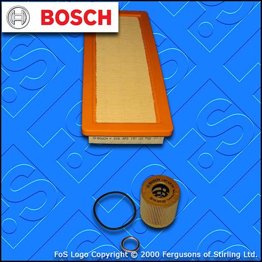 SERVICE KIT for PEUGEOT 308 1.6 THP BOSCH OIL AIR FILTERS (2007-2009)
