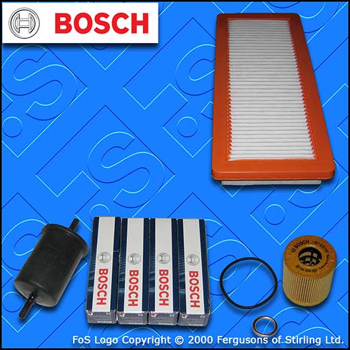 SERVICE KIT for DS DS3 1.6 THP 150 163 165 BOSCH OIL AIR FUEL FILTERS PLUGS