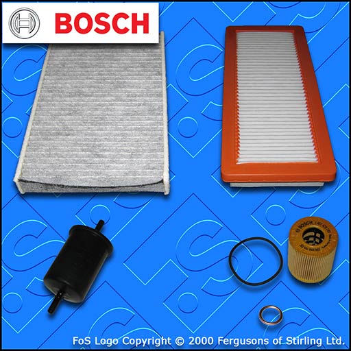 SERVICE KIT for PEUGEOT RCZ 1.6 BOSCH OIL AIR FUEL CABIN FILTERS (2010-2016)