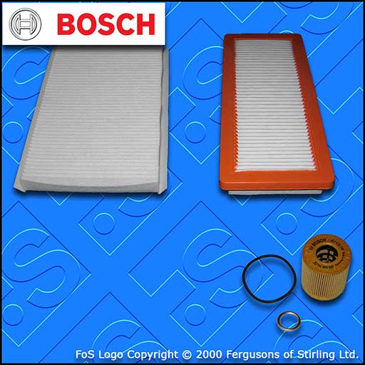 SERVICE KIT for PEUGEOT 308 1.6 THP BOSCH OIL AIR CABIN FILTERS (2009-2013)