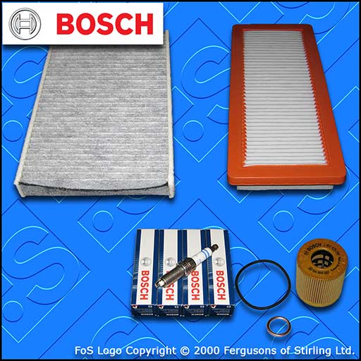 SERVICE KIT for PEUGEOT RCZ 1.6 THP 156 OIL AIR CABIN FILTERS PLUGS (2010-2016)