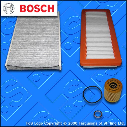 SERVICE KIT for PEUGEOT RCZ 1.6 BOSCH OIL AIR CABIN FILTERS (2010-2016)
