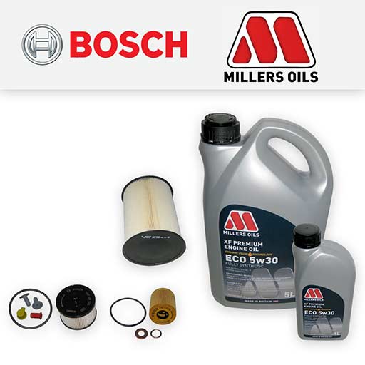 Bosch Full Service Kit For Ford Kuga 2.0 Diesel 2008 – Oil, Fuel, Air Filters & Oil