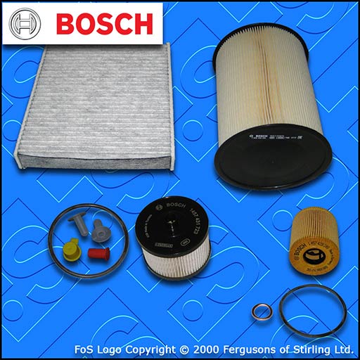 SERVICE KIT for FORD FOCUS MK2 2.0 TDCI OIL AIR FUEL CABIN FILTERS (2007-2010)