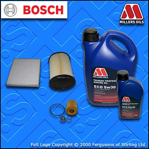 SERVICE KIT for FORD KUGA 2.0 TDCI BOSCH OIL AIR CABIN FILTERS (2008-2012)