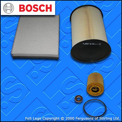 SERVICE KIT for FORD KUGA 2.0 TDCI BOSCH OIL AIR CABIN FILTERS (2013-2014)