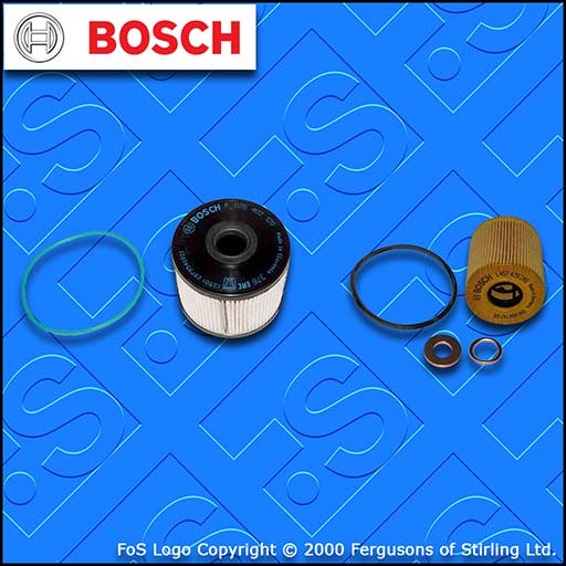 SERVICE KIT for FORD MONDEO MK4 2.0 TDCI BOSCH OIL FUEL FILTERS (2012-2014)