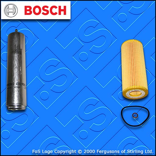 SERVICE KIT for BMW 5 SERIES 535D E60 E61 BOSCH OIL FUEL FILTERS (2004-2010)