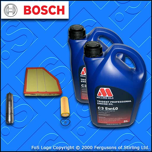 SERVICE KIT for BMW 5 SERIES 535D E60 E61 OIL AIR FUEL FILTERS +OIL (2004-2010)