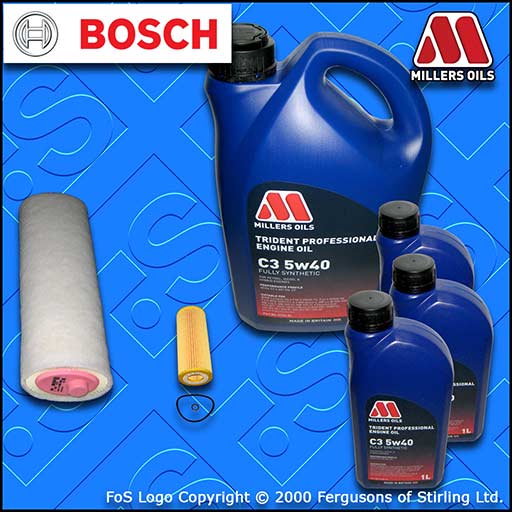 SERVICE KIT for BMW X3 3.0 D DIESEL E83 OIL AIR FILTERS +5w40 C3 OIL (2003-2006)