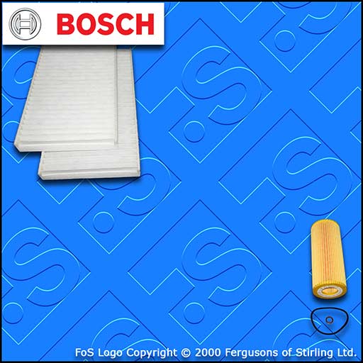 SERVICE KIT for BMW 5 SERIES 525D E60 E61 BOSCH OIL CABIN FILTERS (2004-2010)