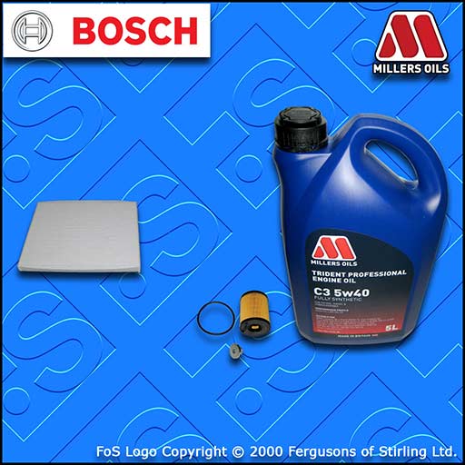 SERVICE KIT OPEL VAUXHALL CORSA E MK4 1.3 CDTI OIL CABIN FILTER +OIL (2014-2019)