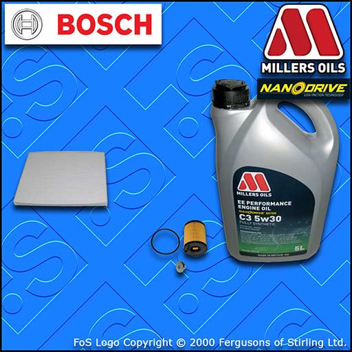 SERVICE KIT OPEL VAUXHALL CORSA E MK4 1.3 CDTI OIL CABIN FILTER +OIL (2014-2019)