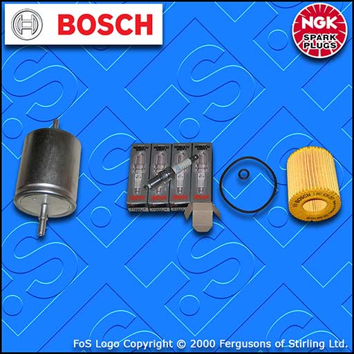 SERVICE KIT for FORD MONDEO MK3 1.8 16V PETROL OIL FUEL FILTER PLUGS (2000-2002)