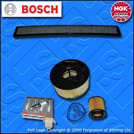 SERVICE KIT for BMW 3 SERIES (E46) 316I N42 OIL AIR CABIN FILTER PLUGS 2001-2005