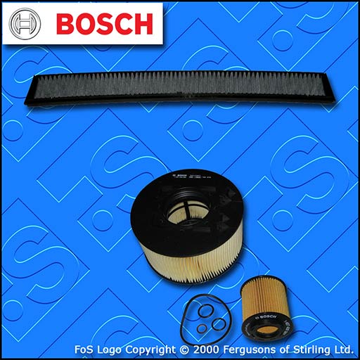 SERVICE KIT BMW 3 SERIES (E46) 316I N42 N46 BOSCH OIL AIR CABIN FILTER 2001-2005