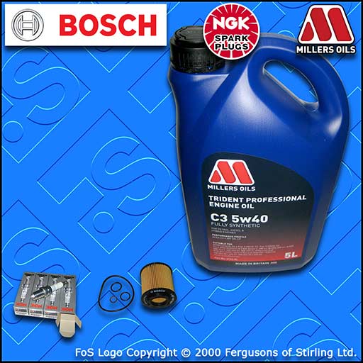 SERVICE KIT for BMW 3 SERIES (E46) 318I N42 OIL FILTER PLUGS +OIL 2001-2005