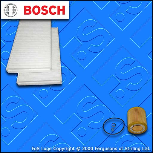 SERVICE KIT for BMW 5 SERIES 523I E60 E61 BOSCH OIL CABIN FILTERS (2004-2010)