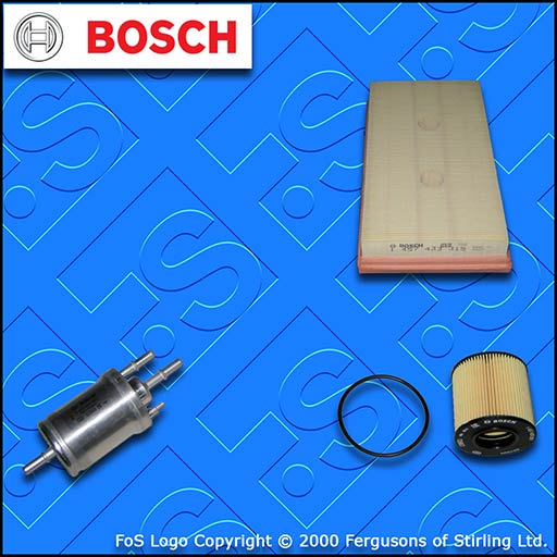 SERVICE KIT for AUDI A3 (8P) 1.6 FSI OIL AIR FUEL FILTER (2003-2007)