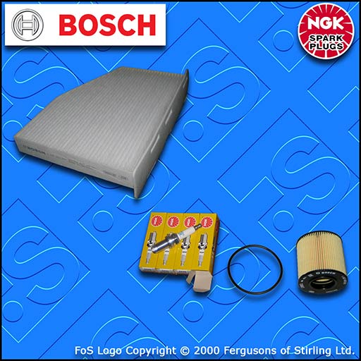 SERVICE KIT for AUDI A3 (8P) 1.6 FSI OIL CABIN FILTERS PLUGS (2003-2007)