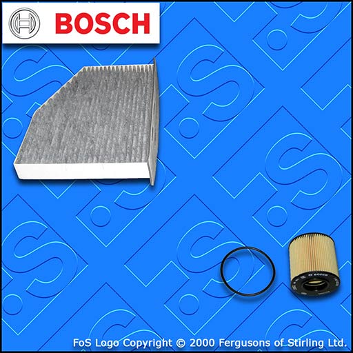 SERVICE KIT for AUDI A3 (8P) 1.6 FSI OIL CABIN FILTERS (2003-2007)