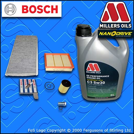 SERVICE KIT for MERC W169 A150 A160 A170 A180 A200 OIL AIR CABIN FILTER PLUG OIL