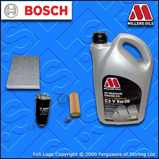 SERVICE KIT AUDI A4 (B7) 2.0 TDI 8V BPW BRC OIL FUEL CABIN FILTER +OIL 2004-2009