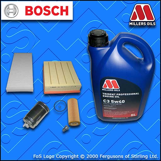 SERVICE KIT VW PASSAT (3B) 1.9 TDI AJM ATJ OIL AIR FUEL CABIN FILTERS +OIL 99-00